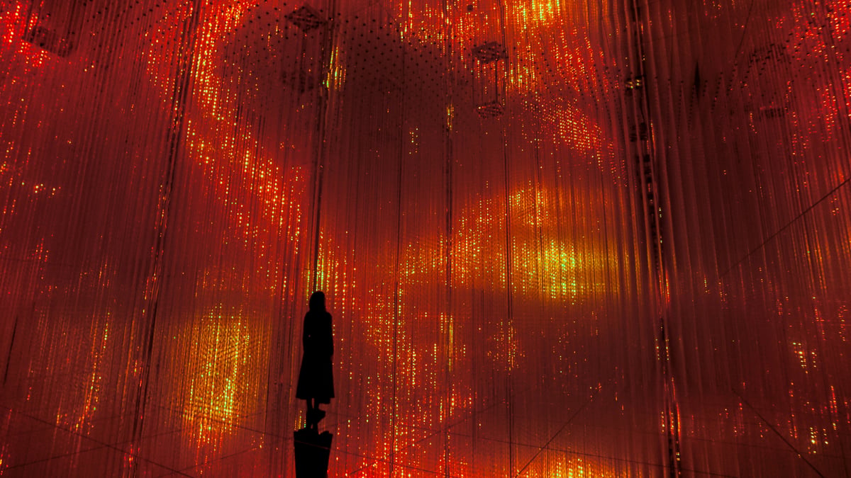 追われるカラス、追うカラスも追われるカラス：Crystal World / Crows are Chased and the Chasing Crows are Destined to be Chased as well: Crystal World | teamLab / チームラボ