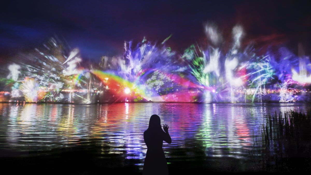 Nuvali teamLab Water: Interactive Water Show | teamLab