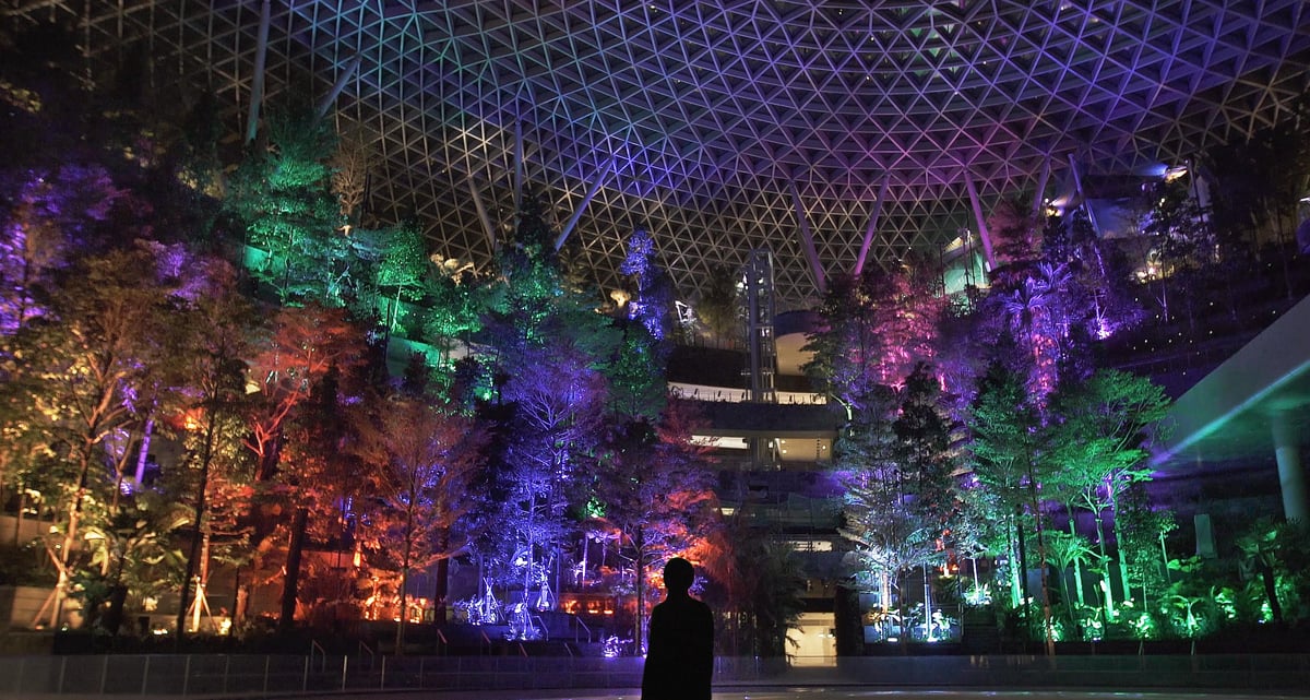 呼応する森 – Shiseido Forest Valley at Jewel Changi Airport
