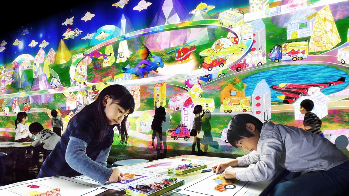 きのこの森 | チームラボ 学ぶ！未来の遊園地
