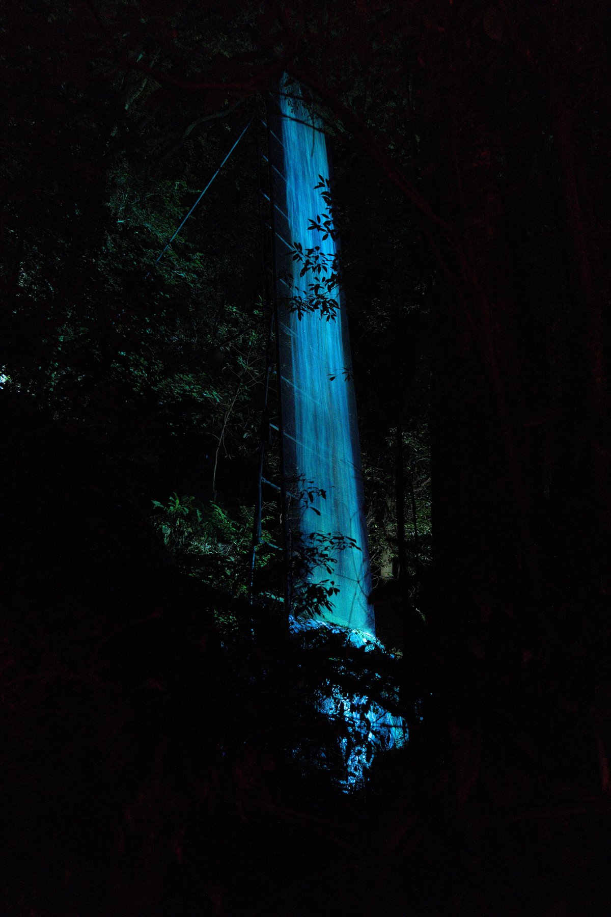 Waterfall Artwork Viewing Spot | teamLab